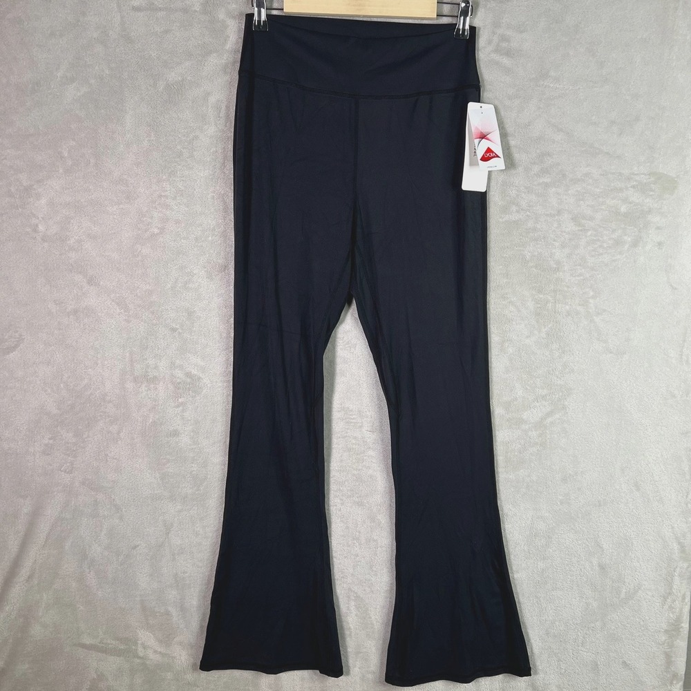 Sunzel Flare Leggings Yoga Pants High-Waisted Wide Leg Black XL Athleisure